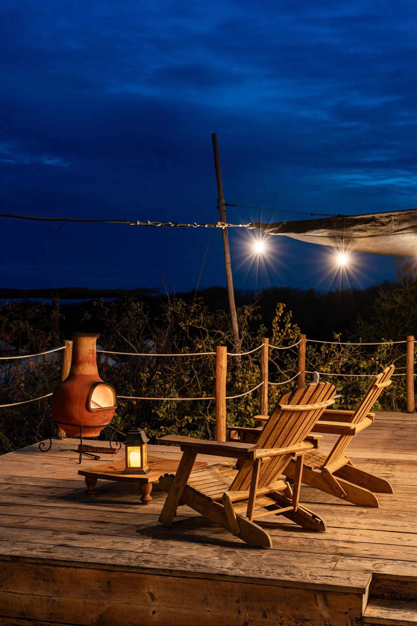 Main — Terraza Central — Fogón y Telescopio — The Nest Baja, East Cape · Los Cabos